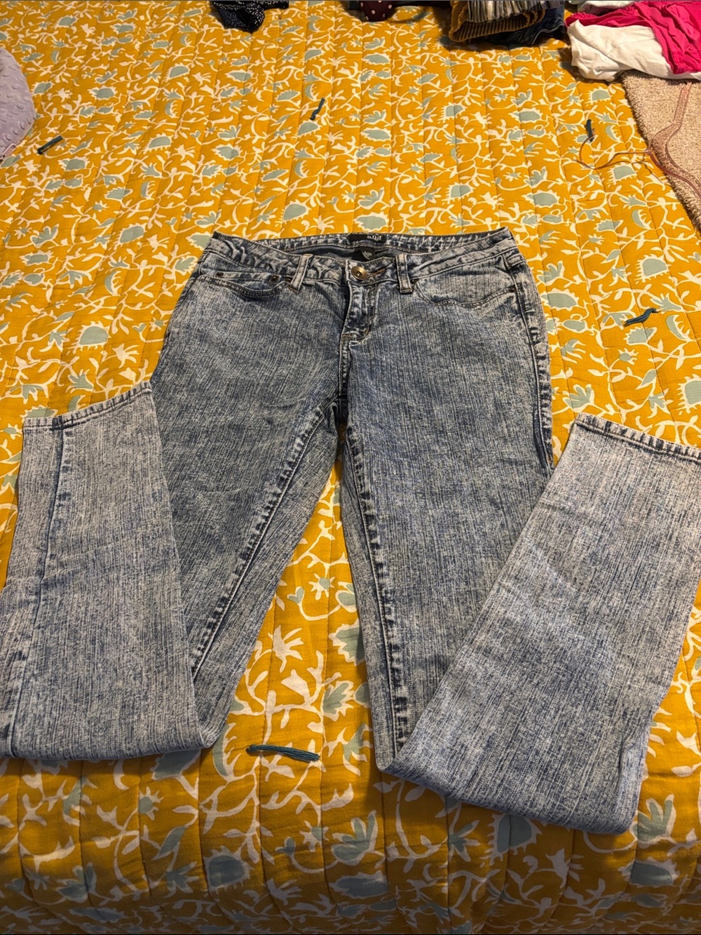 a.n.a Low Rise Acid Wash Skinny Jeans Stretch 80s Style Jcpenny Pants